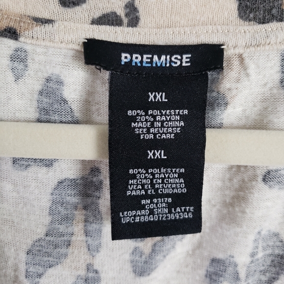 💕HP💕 Premise Leopard Print Sweater Tunic - Picture 4 of 6